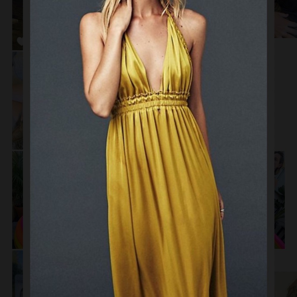 Free People Braided Halter Dress by Love Shack Fancy